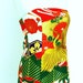 Custom listing for He Thank you:) KIMONO Dress Meiji Restoration Christmas cane gold crane red green