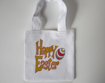 Easter - Favor Bags - Cotton Canvas Tote Bags - Mini Tote Bags - Gift ...