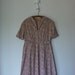 RESERVED Floral Maxi Dress ... Vintage 1970's Pastel Floral ... Medium / Large