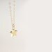 Star Necklace - Gold or Silver Puffy Star - Shooting Star - SALE