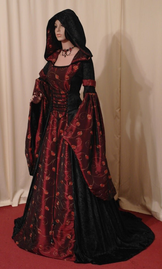 Halloween dress renaissance dress gothic by camelotcostumes