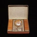 1920's Travel Box Richard Hudnut Perfume Box Three Flowers Box Travelette Box Powder Box Compact Box Art Deco Box
