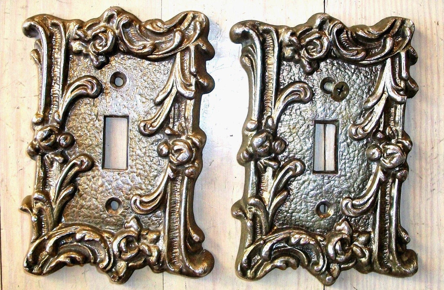 Vintage Decorative Iron SWITCH PLATES SALE 7 by misswillies