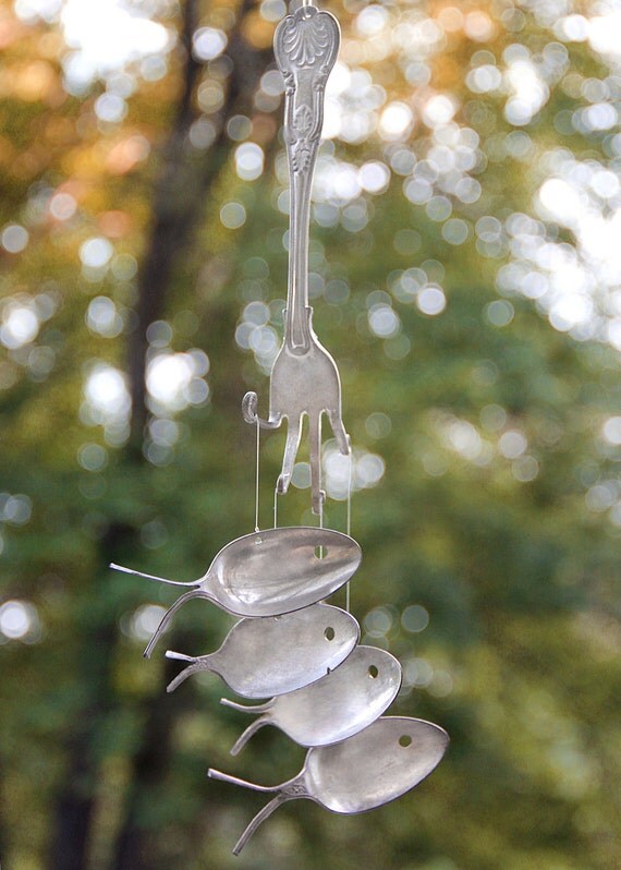 Sterling Wind Chimes Spoon Fish Flatware Windchime Like This Item