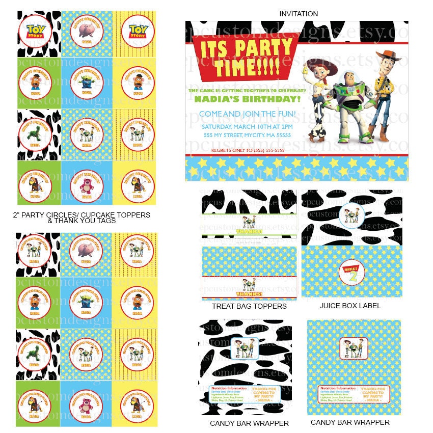 Printable Toy Story Party Ideas