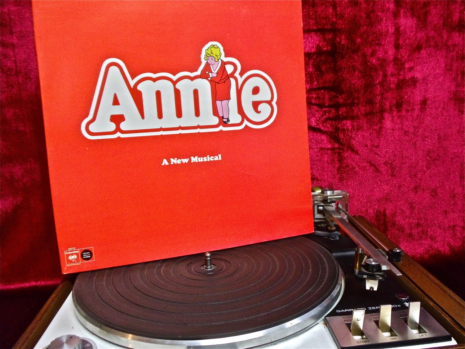 ANNIE Original Cast Recording 1977 Vintage by thevinylfrontier