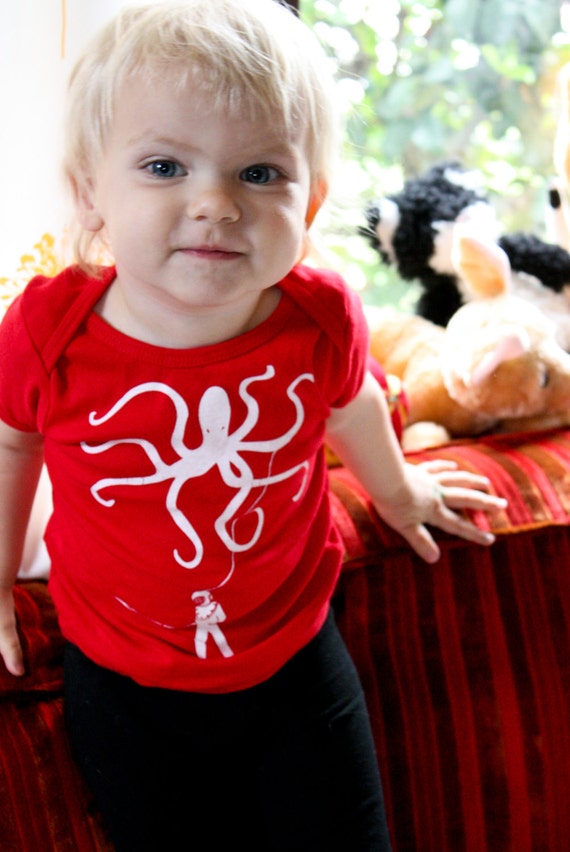 Toddler Octopus w Diver Shirt sz 1218 months Screen by koenigco