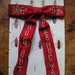 Vintage Men's Club Bug Out Red Bow Tie