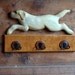 Labrador Retriever Coat Rack - Yellow Lab Leash Holder - Pets Dogs