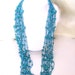 Super Long Santa Fe Turquoise Multistrand Necklace