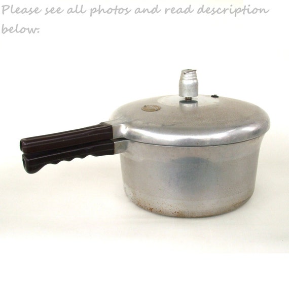 Vintage Presto Pressure Cooker 6 Quart 406 by LaurasLastDitch