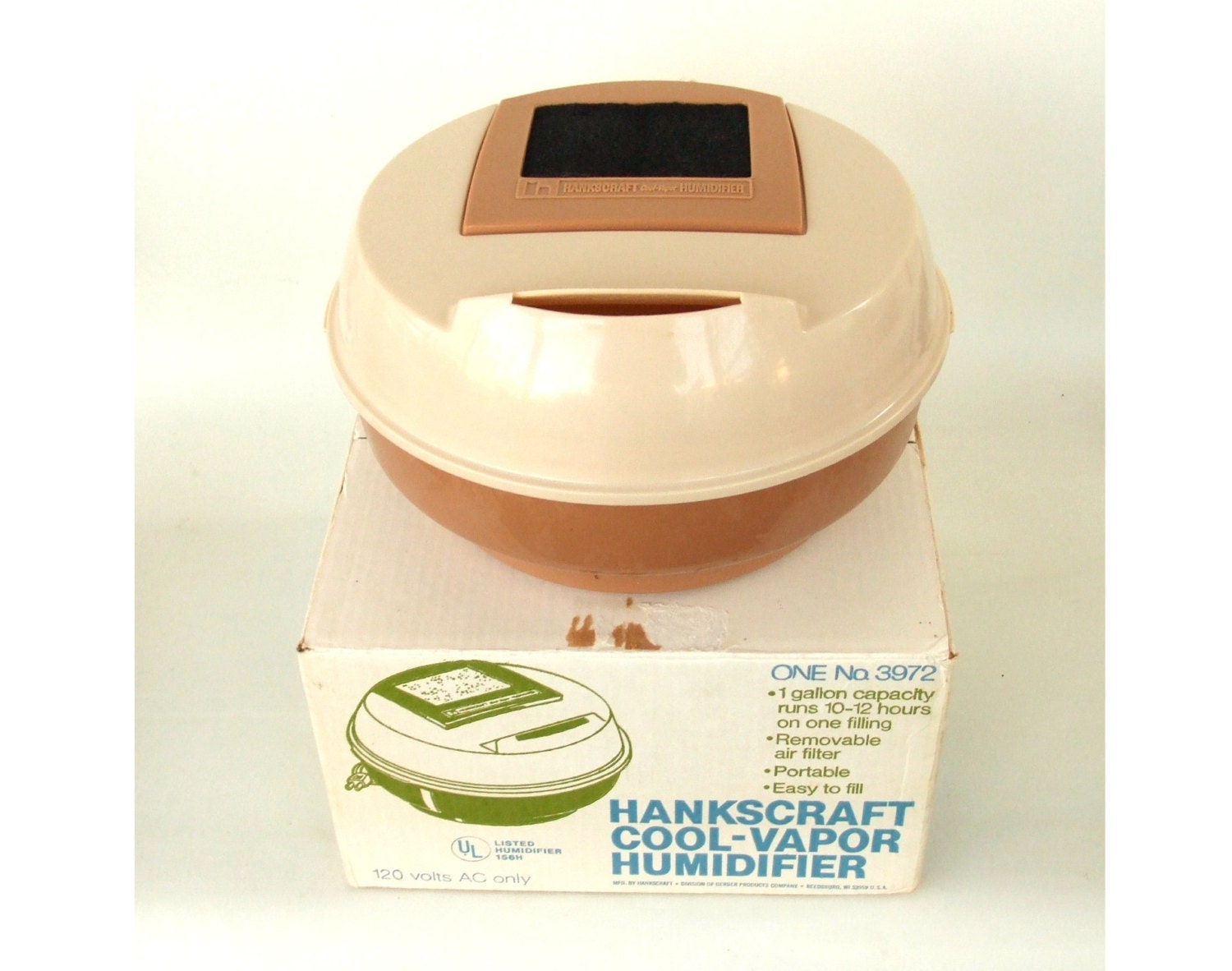 Hankscraft Cool Vapor Humidifier 3972 Used Vintage 1980s