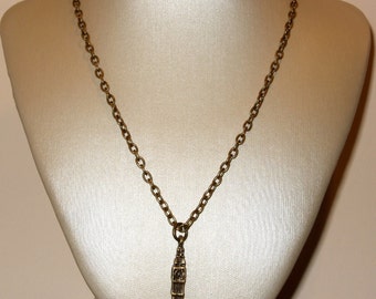 Big Ben Necklace, Bronze Big Ben Charm, Famous Clock Tower, London Necklace, UK Necklace, England Necklace, British Pendant, Simple Jewelry