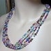 Pearl Necklace - Freshwater - multi color - LONG - Freshwater Pearl necklace - Jewelry - Gift -