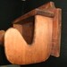 Wall Shelf WOOD/HANDCARVED/VINTAGE/Paper Towel Rack/ Wooden Wall Shelf