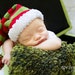 0-3 Month Knit Christmas Stocking Hat - Made to Order
