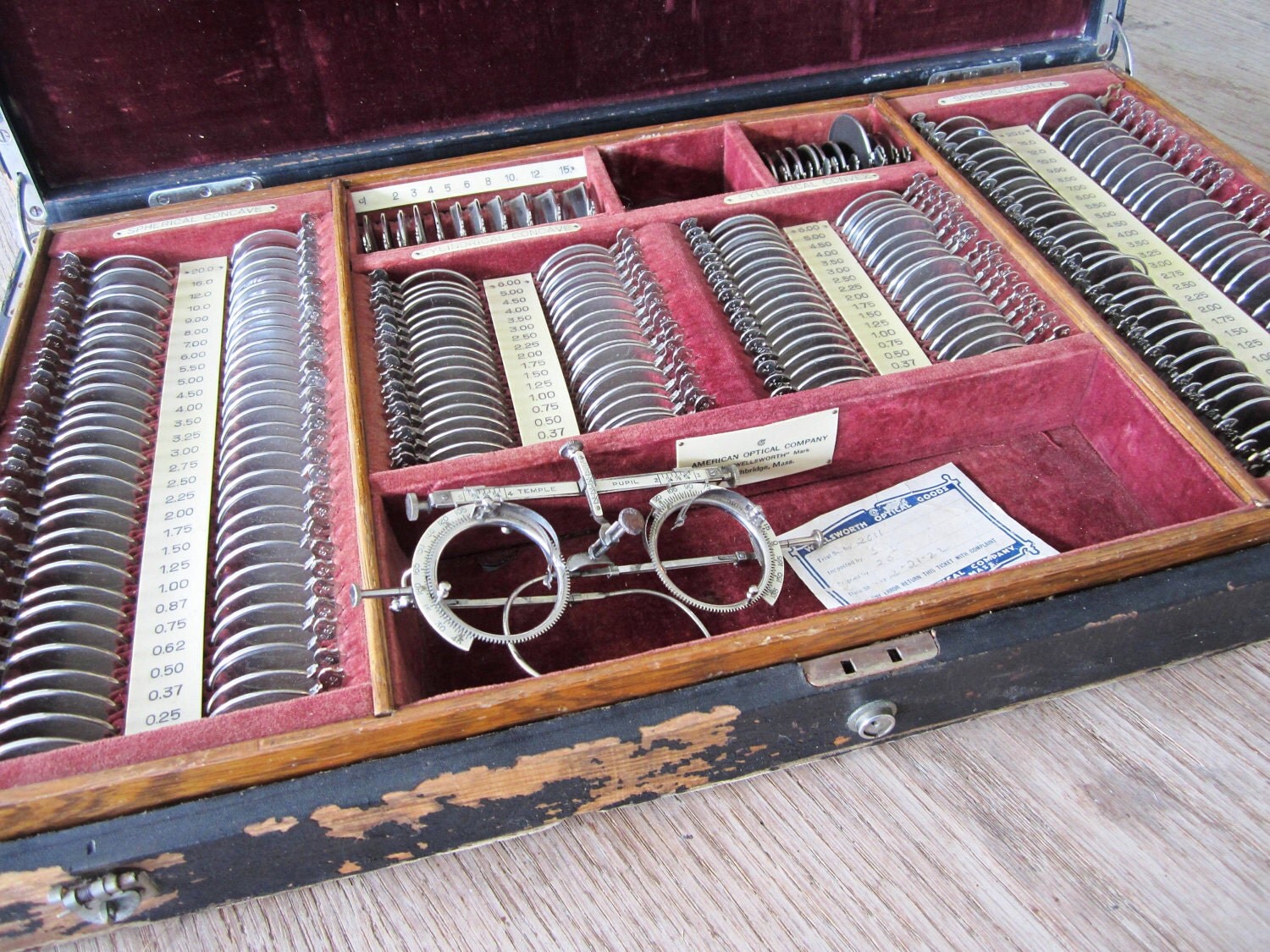 American Optical Vintage Trial Lens Set Kit by BearsFoundTreasures