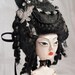Lucille, the Odd Princess of Night Butterflies, Ooak Art Doll. RESERVED
