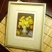 Vintage Still Life Floral Framed Print 1960's D.H. Berger Marigolds