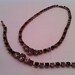 See CLOSEOUTSALE 50% Coupon, Vintage Light Grey and Black Chaton Cut Rhinestone Demi Parure, Choker and Bracelet, Free Shipping