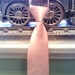 Light rose pink handmade little boys neck tie.