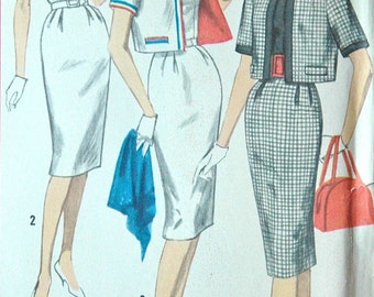 1960's Simplicity Dress and Jacket Pattern - Bust 34 - no. 3398