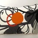 Fall SALE Down & Feather Insert Included Fall Pillow Orange, Black Grey (Save on Two) FREE SHIPPING