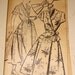 Vintage 1940s Mail Order Sewing Pattern, Brunch Coat, Size 16, 34 Bust