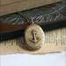 Anchor Locket Necklace. Nautical Sailor Girl Locket Necklace. Navy sailors. Wife. Sail The World. Navy. Deployment.