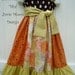 Mixed Fabric Twirl Dress Girls Boutique Custom Juvie Moon Designs PDF Download Pattern Mia