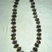 Lampwork Venetian Glass Long Vintage Necklace (N-2-3)