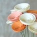 Peaches & Cream Paper Flowers in medium-size Paper Flowers