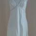 Vintage 1940s Fantasy Lingerie White Full Slip