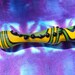 Glass Pipe / Chillum / Bat / One Hitter - Inside Out - Lemon Lime - FREE SHIPPING