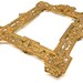 Antique Frame Victorian Gold Picture Frame Roses Cherub