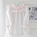 RESERVED Vintage Pink Plaid Yves Saint Laurent Ribbon Dress