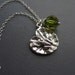 Sterling Silver Frog Necklace - Lily Pad Necklace - Sterling Silver Nature Inspired Necklace - Frog Gift - Frog Lover Gift - Frog Jewelry