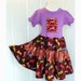 Horse Lovers Girls Purple Dress Fall Tween Girl Clothes Sizes 10 12 14 Carousel Horse Tiered Twirl Dress Cotton Kid Clothes Preteen Clothing