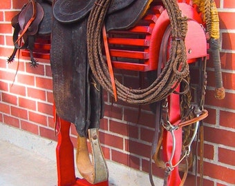 Western and English Saddle Stand