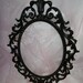 RESERVED Paris Metal Ornate Picture Frame or Princess Fairy Tale Wall Mirror 13 x10