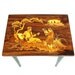 Antique Nesting Tables Marquetry Wood Table Set Japanese Zen Garden Asian Art