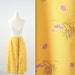 On Sale Vintage 1960s Yellow Novelty Print Skirt w/ Beach Umbrellas - Small by Nadia