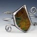 SALE Bloodstone Cuff Bracelet, large stone cuff bracelet, green brown red yellow silver, sterling silver, bloodstone, cuff bracelet, cuff