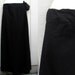 Black cotton Drawstring waist maxi Long Skirt / steampunk / Goth / gypsy / boho / hippie
