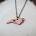 North Carolina State Necklace - Leather - North Carolina Necklace NC Love Necklace State Jewelry NC Personalized Necklace NC Necklace