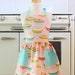 Retro Child Apron Pink Yummy Pies
