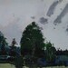 Strange Sky, Original Landscape Painting on Paper, Stooshinoff