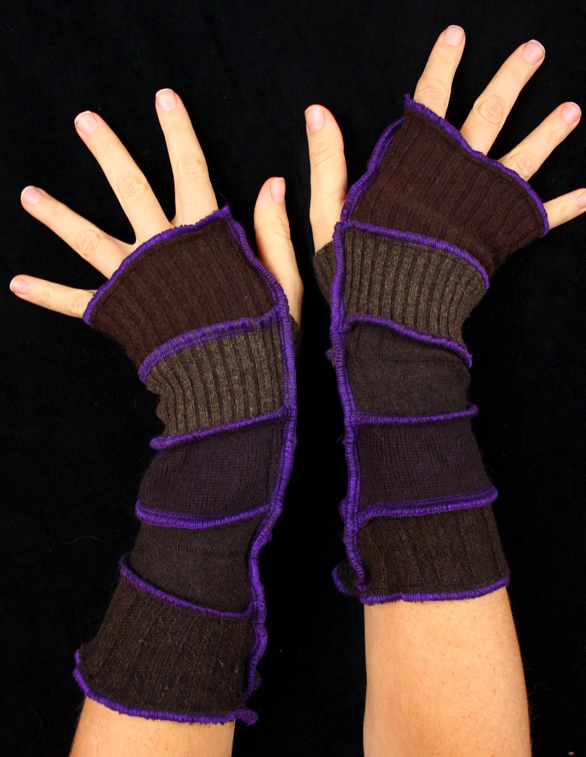 Arm Warmers made from upcycled sweaters