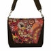 Digital SLR Camera Bag DSLR Camera Bag Purse Womens Camera Bag Case - Edgy Paisley Rust - In Stock