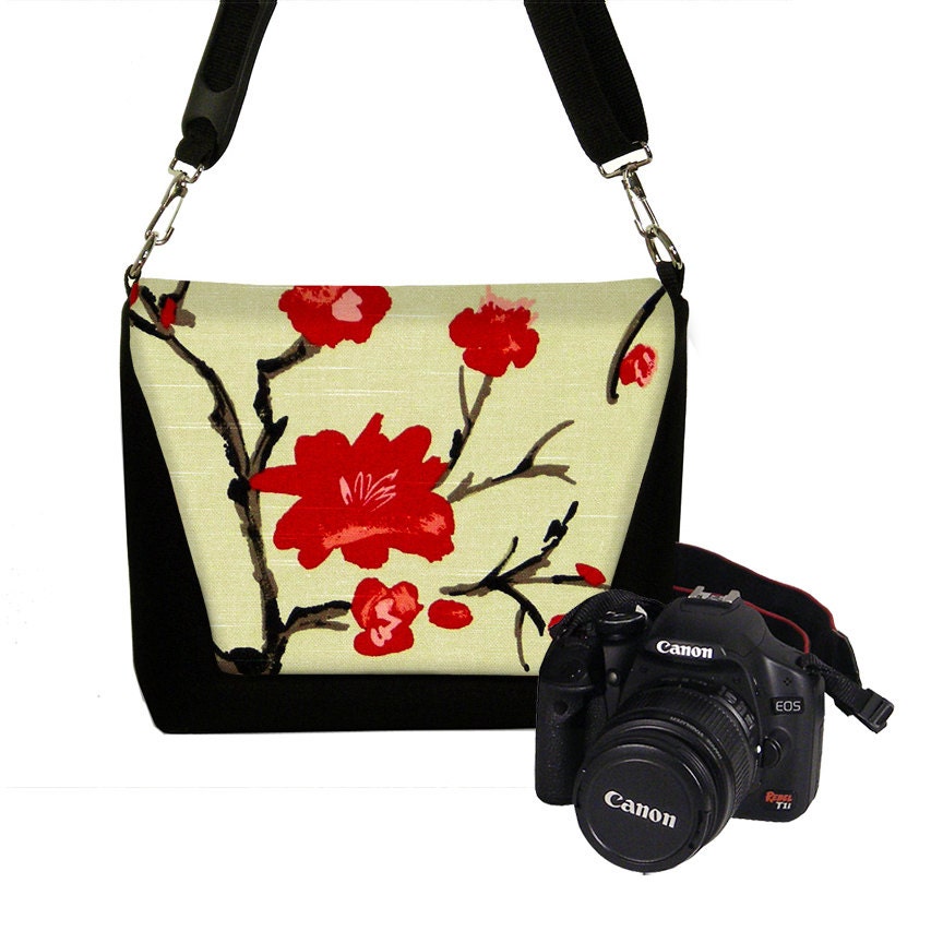Cherry Blossom Digital Slr Camera Bag for Women Nikon Dslr